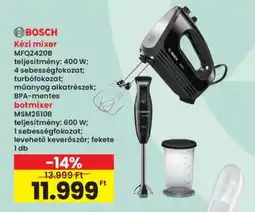 Interspar BOSCH Kézi mixer MFQ2420B ajánlat