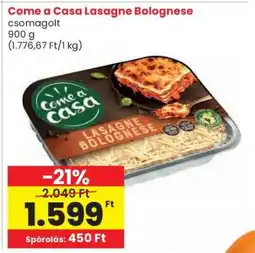 Spar Come a Casa Lasagne Bolognese ajánlat