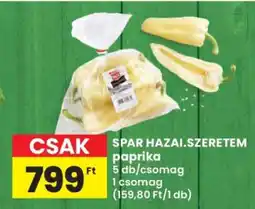 Interspar SPAR HAZAI.SZERETEM paprika ajánlat