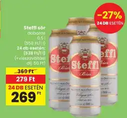 Spar Steffl sör dobozos ajánlat