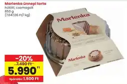Spar Marlenka ünnepi torta ajánlat
