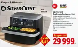 Lidl Silvercrest Dupla zónás forrólevegős fritőz ajánlat