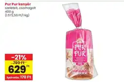 Spar Pur Pur kenyér ajánlat