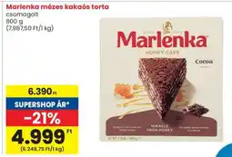Spar Marlenka mézes kakaós torta ajánlat