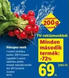 Lidl Hónapos retek ajánlat