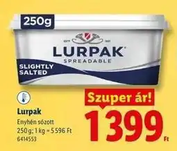 Lidl Lurpak ajánlat