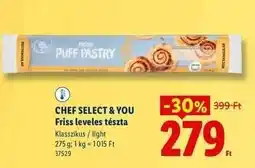 Lidl Chef Select&You Friss leveles tészta ajánlat