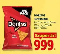 Lidl DORITOS TORTILLACHIPS ajánlat