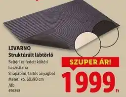 Lidl Livarno Struktúrált lábtörlő ajánlat