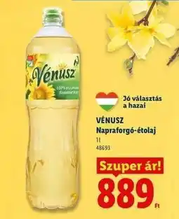 Lidl VÉNUSZ Napraforgó-étolaj ajánlat