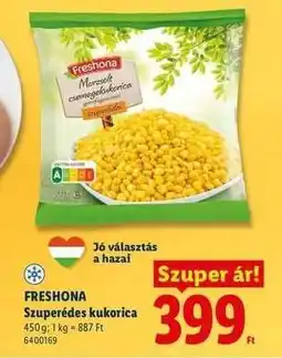 Lidl Freshona Szuperédes kukorica ajánlat