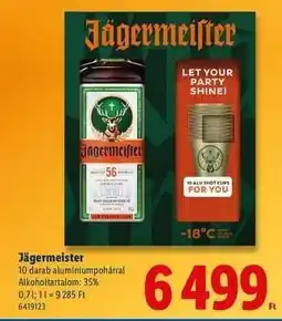 Lidl Jägermeister ajánlat