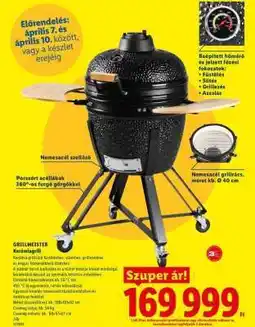 Lidl GRILLMEISTER Kerámiagrill ajánlat
