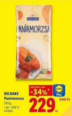 Lidl Belbake Panírmorzsa ajánlat