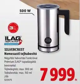 Lidl SILVERCREST Nemesacél tejhabosító ajánlat