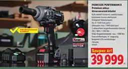 Lidl Parkside Performance Prémium akkus ütvecsavarozó készlet ajánlat