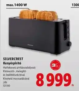 Lidl SILVERCREST Kenyérpirító ajánlat