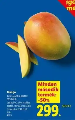 Lidl Mangó ajánlat