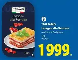 Lidl ITALIAMO Lasagne alla Romana ajánlat