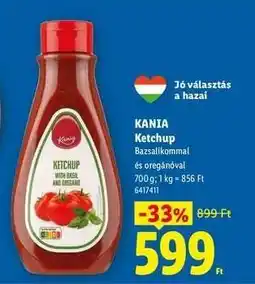 Lidl KANIA Ketchup ajánlat