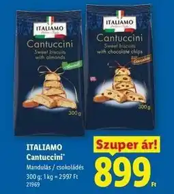Lidl ITALIAMO Cantuccini ajánlat