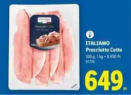 Lidl ITALIAMO Prosciutto Cotto ajánlat