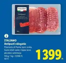 Lidl ITALIAMO Antipasti válogatás ajánlat