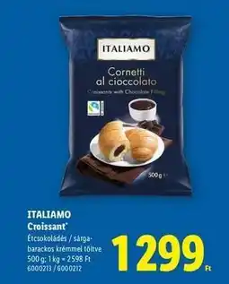 Lidl Italiamo Croissant ajánlat
