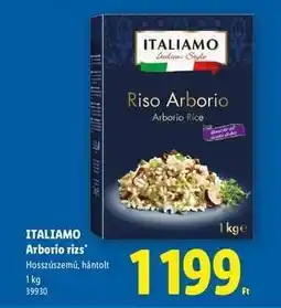 Lidl ITALIAMO Arborio rizs ajánlat