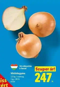 Lidl Vöröshagyma ajánlat