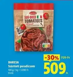Lidl Baresa Szárított paradicsom ajánlat