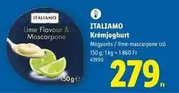 Lidl ITALIAMO Krémjoghurt ajánlat