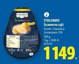 Lidl ITALIAMO Scamorza sajt ajánlat