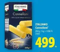 Lidl ITALIAMO Cannelloni ajánlat