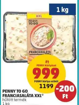 PENNY PENNY TO GO FRANCIA SALÁTA XXL ajánlat