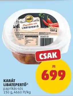 PENNY KARÁT LIBATEPERTŐ ajánlat