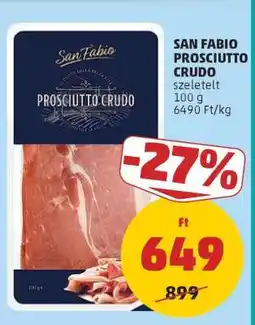 PENNY SAN FABIO PROSCIUTTO CRUDO ajánlat