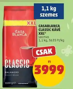 PENNY CASABLANCA CLASSIC KÁVÉ XXL ajánlat