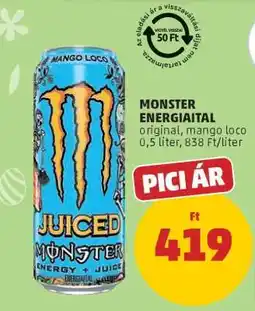 PENNY MONSTER Energiaital ajánlat