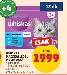 PENNY Whiskas Macskaeledel Multipack ajánlat