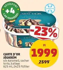 PENNY CARTE D'OR Jégkrém ajánlat