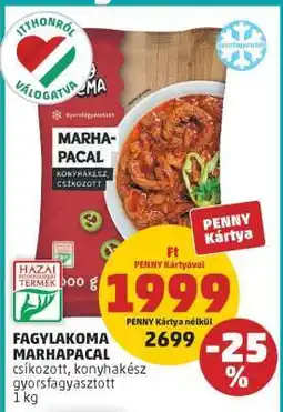 PENNY Fagylakoma Marhapacal ajánlat
