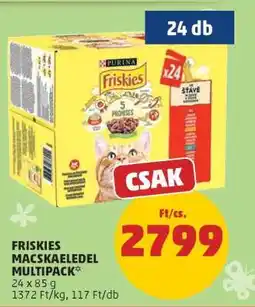 PENNY Friskies Macskaeledel Multipack ajánlat