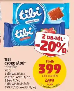 PENNY TIBI Csokoládé ajánlat