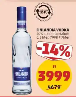PENNY FINLANDIA Vodka ajánlat