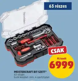 PENNY MEISTERCRAFT BIT SZETT ajánlat