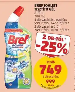 PENNY Bref Toalett Tisztító Gél ajánlat
