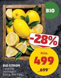 PENNY Bio citrom ajánlat