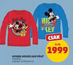 PENNY GYEREK HOSSZÚ UJJÚ PÓLÓ ajánlat