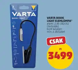 PENNY VARTA BOOK LIGHT ELEMLÁMPA ajánlat